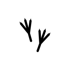 Bird tracks in the sand reveal signs of wildlife activity near a shoreline during early morning hours