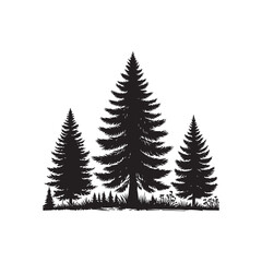 Obraz premium Pine Tree Vector (2).eps