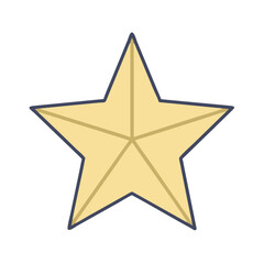 Shining Star Illuminating the Night Sky, Symbolizing Hope and Dreams