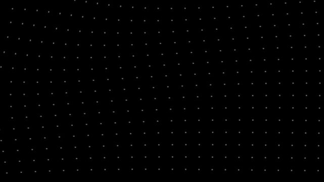 abstract black background with dot wave. Seamless pattern atom texture