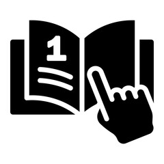 instruction Solid icon