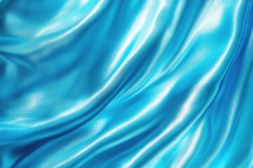 Obraz premium Smooth, vibrant light blue fabric