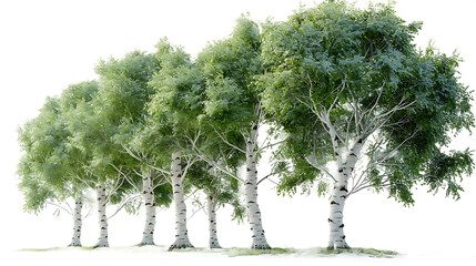 Nature tree isolated on transparent background