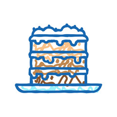 dessert ice cream icon doodle illustration
