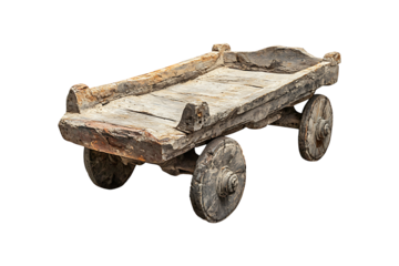 Chariot Remnants isolated on transparent background
