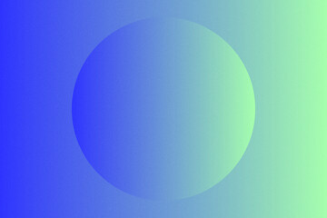 Wavy Curvy Circular and Circle Shapes and Designs Green and Blue Colors Grainy Texture Modern Abstract Background Geometric Background