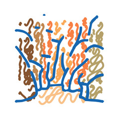 antelope canyon icon doodle illustration