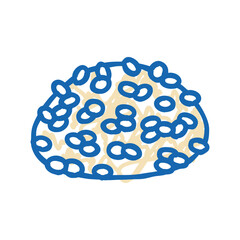 arborio rice icon doodle illustration