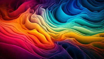 abstract waves, flowing shapes, layered design, smooth texture, gradient background, minimal art, fluid motion, wavy lines, organic form, digital illustration, soft curves, dynamic pattern, 3D effect,