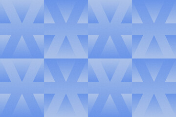 Triangular and Triangle Shapes and Designs Blue Colors Grainy Texture Modern Abstract Background Geometric Background