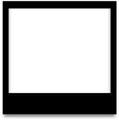 Square black frame isolated transparent background