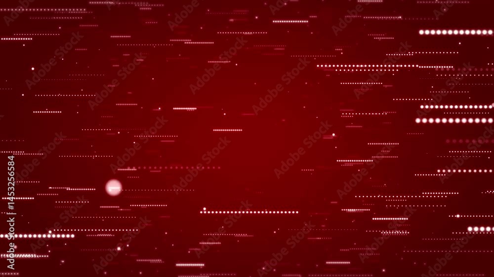 Wall mural 3d animation of a vibrant multicolored lights and particles leaving visible trails. glowing neon lin