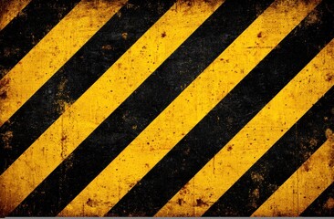 Fototapeta premium Create Caution Tape Texture with Dark Stripes, Distressed Surface and Industrial Backdrop for Grunge Effect Design