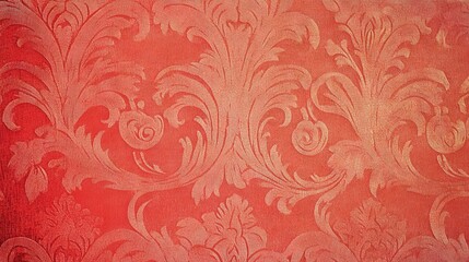 Stunning Red Damask Wallpaper Design red vintage wallpaper