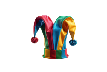 Colorful Jester hat attracts playful attention
