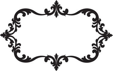 Elegant Baroque Flourish Frame Set
