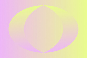 Wavy Curvy Circular and Circle Shapes and Designs Purple and Yellow Colors Grainy Texture Modern Abstract Background Geometric Background