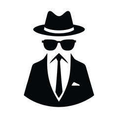 Anonymous Man in Fedora and Suit