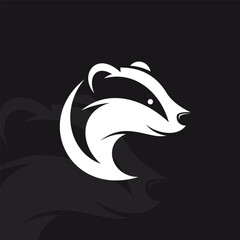 Obraz premium Badger logo on isolated background v59