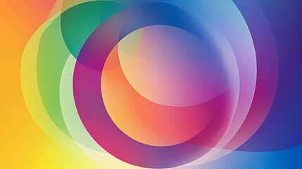 abstract circle geometric shape gradient background 