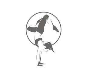 Aerial yoga design image