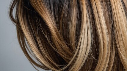 Fototapeta premium hair style with long hair, Generative Ai