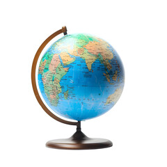 world globes isolated on white background. Ai Generated Images