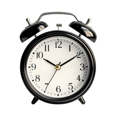 Alarm clock on white background. Ai Generated Images