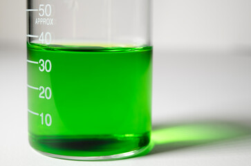 green chemistry beaker and test tube