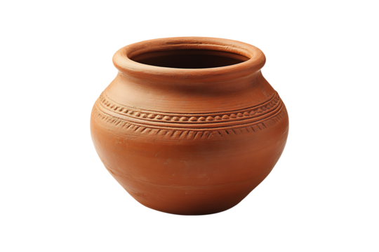 Clay handi isolated on transparent background
