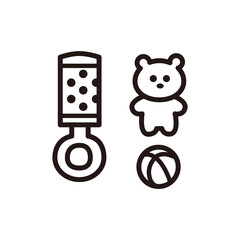 赤ちゃん用玩具のアイコン