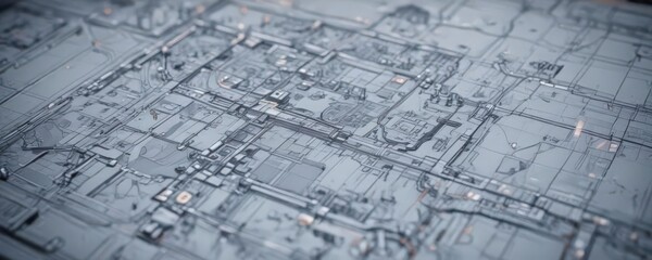 Stylized blueprint detail, faded photo effect ,  graphic,  sepia,  building