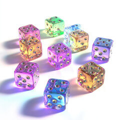 Multiple Floppy Discs Arranged in a Scattered Pattern

