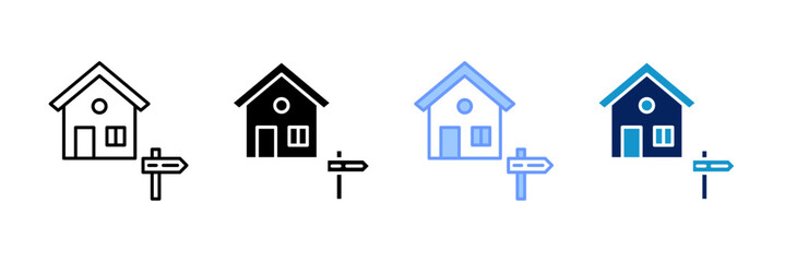 For Sale Icon Set Multiple Style Collection