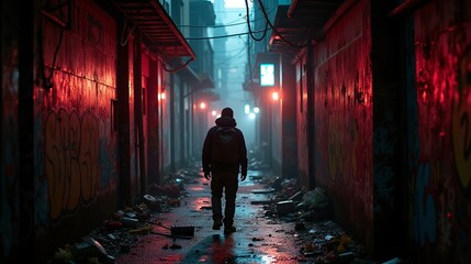 Alleyway Odyssey: The Curious Explorer's Tale