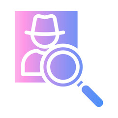 magnifying Gradient icon