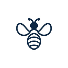 Elegant Bee Logos for Refined Branding