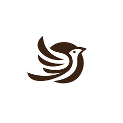 Obraz premium Dynamic Bird Logo Branding Concepts