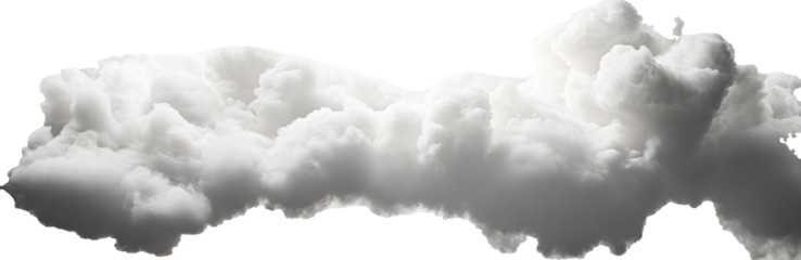 Fluffy Clouds Formation in Atmospheric Sky Background