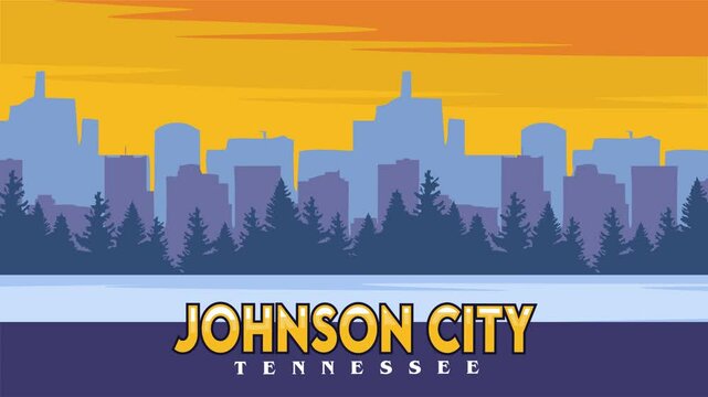 johnson city tennessee with beautiful view