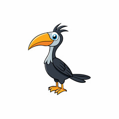 toucan isolated on white