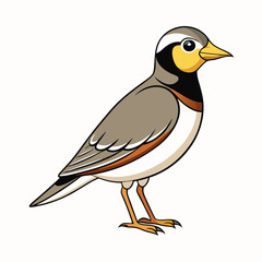 Fototapeta premium bird on a white background