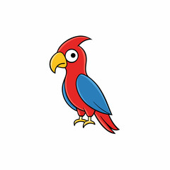 vector illustration of a bird