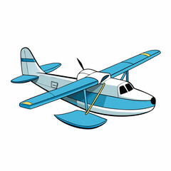 airplane isolated on white