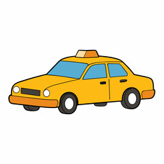 Obraz premium yellow taxi cab