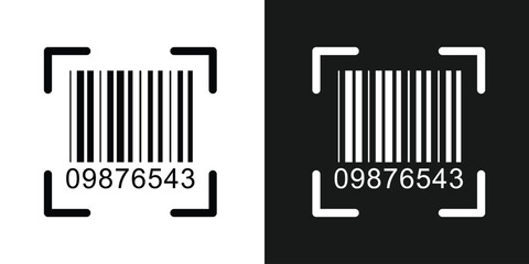 Bar code black and white vertical stripes forming a barcode like pattern, ideal for retail, product identification, inventory management, and modern tracking technologies in eps 10.