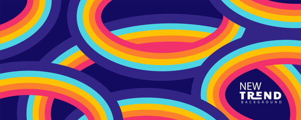 Obraz premium abstract design background, Abstract orange and red gradient geometric shape circle background. Modern futuristic background. Can be use for landing page, book covers, brochures, flyers, magazines, an