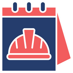 Calendar lineal color icon