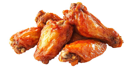 Buffalo Wings isolated in White background ,Transparent Background ,Food image