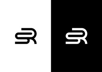 SR, RS monogram logo